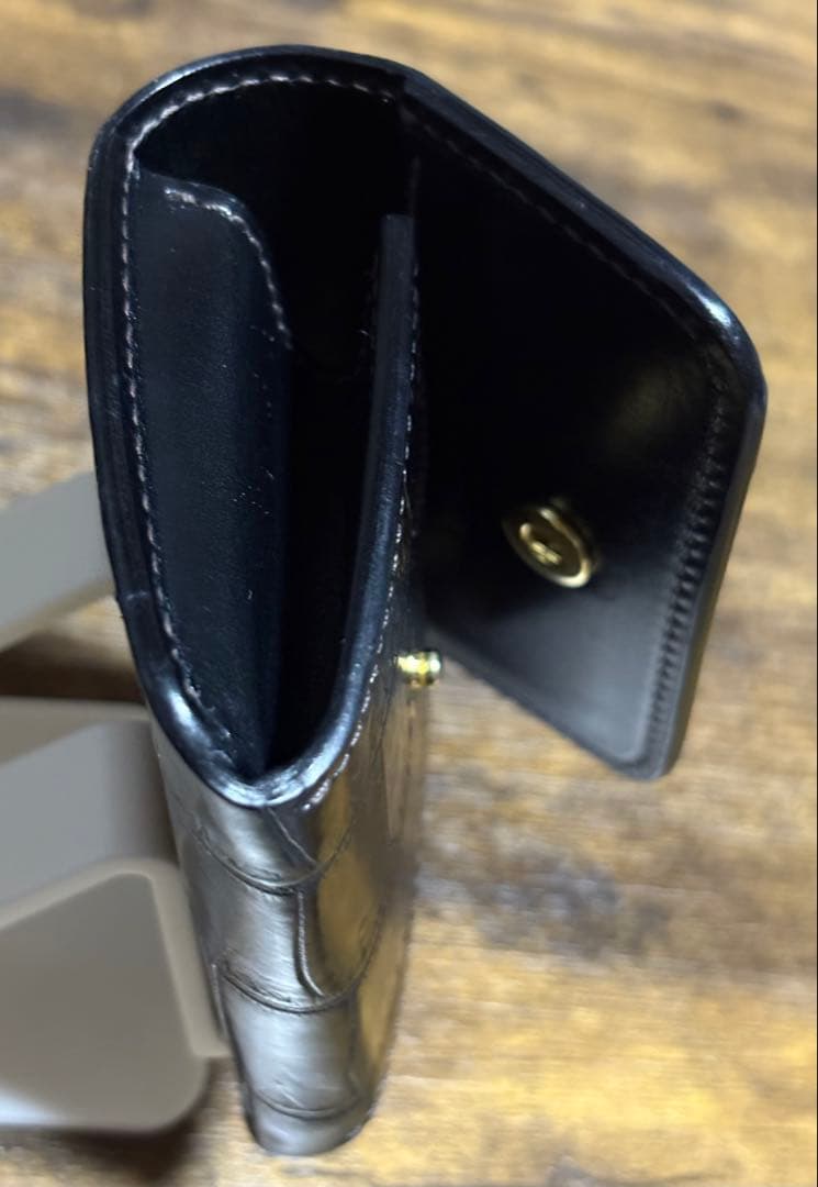 最終値下げ　WILDSWANS ARTHUR CROCODILE BLACK