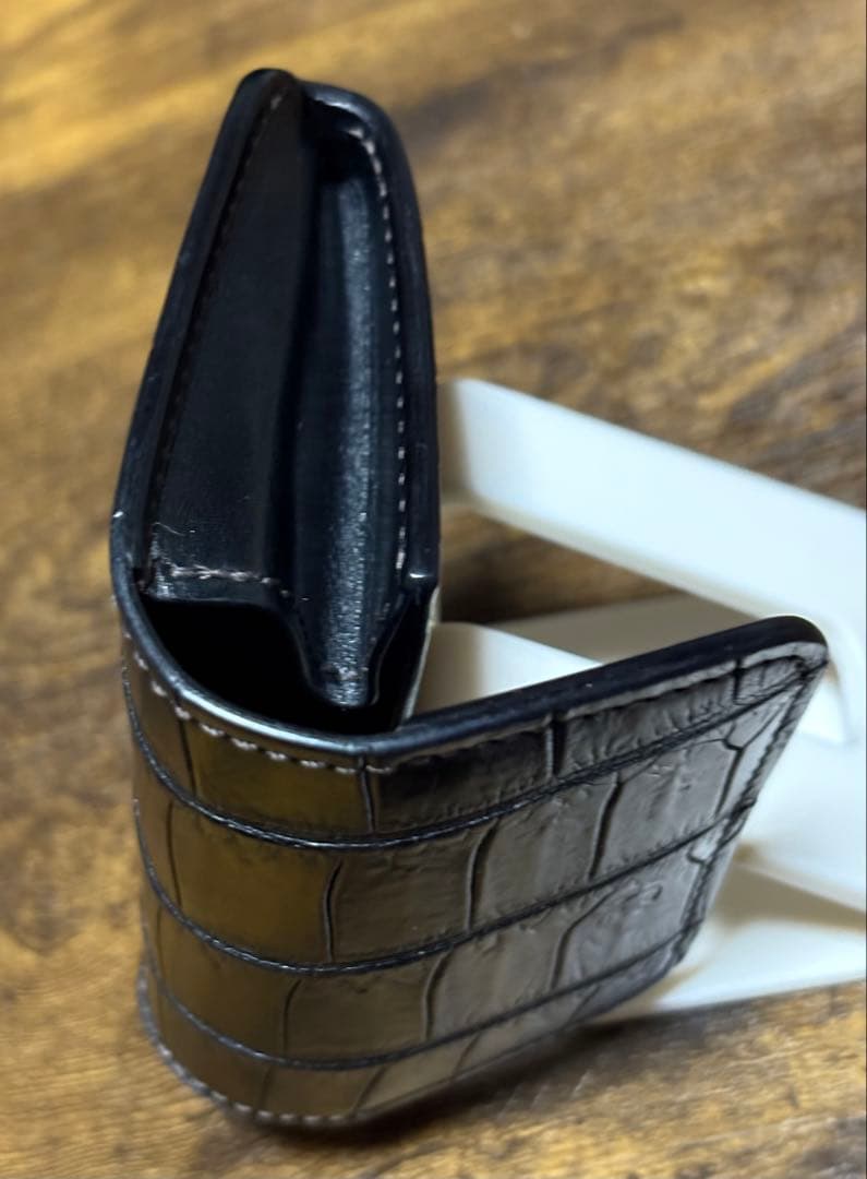 最終値下げ　WILDSWANS ARTHUR CROCODILE BLACK