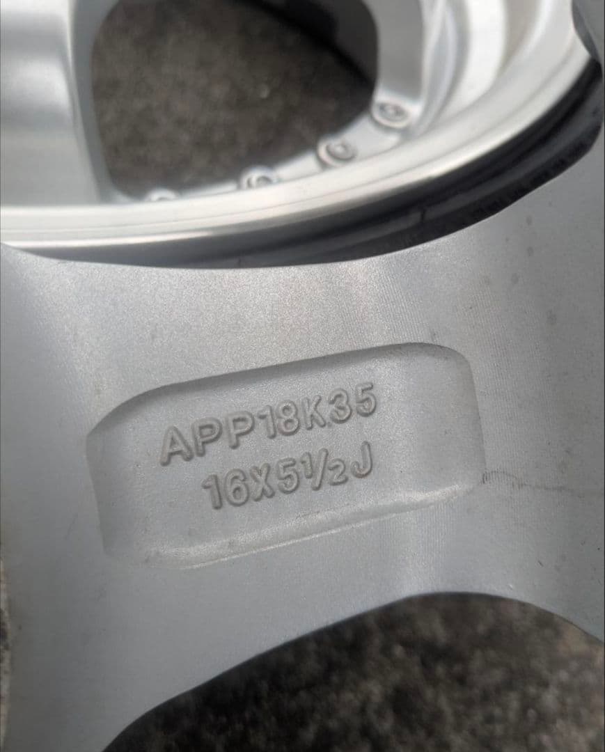 ステルスレーシング K35 165/50R16 5.5J PCD100 4穴