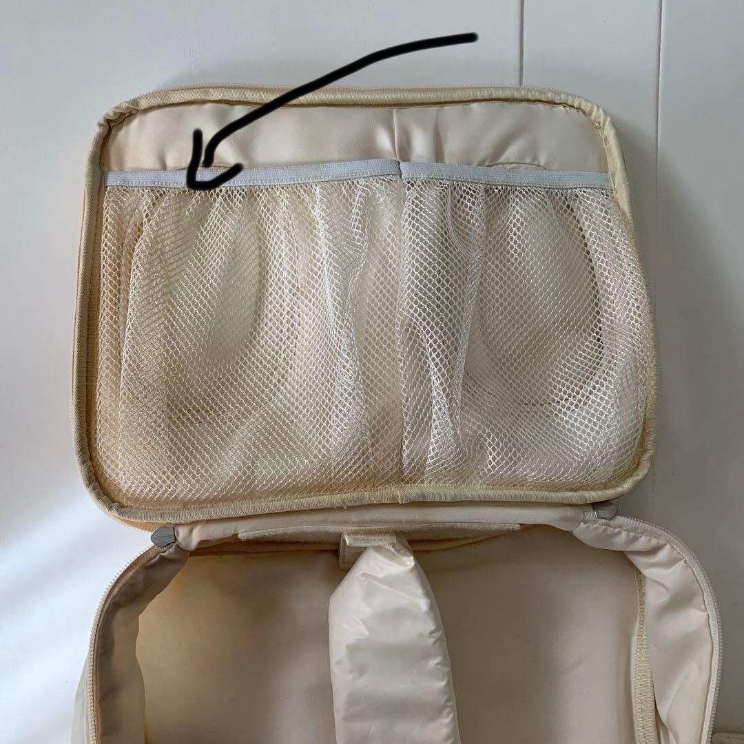 Calin カラン　マザーズバッグ　アイボリー　マグネット式