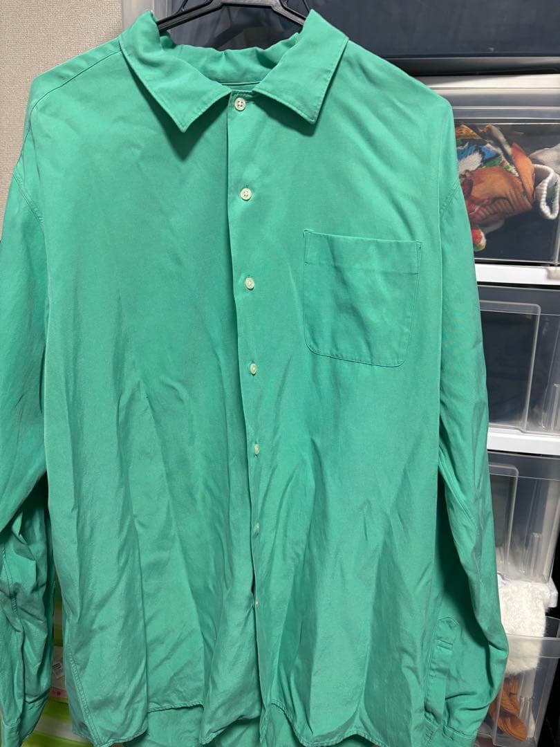 Oblivio様専極美品90s ラルフローレ BONNARD完全無地長袖シャツ