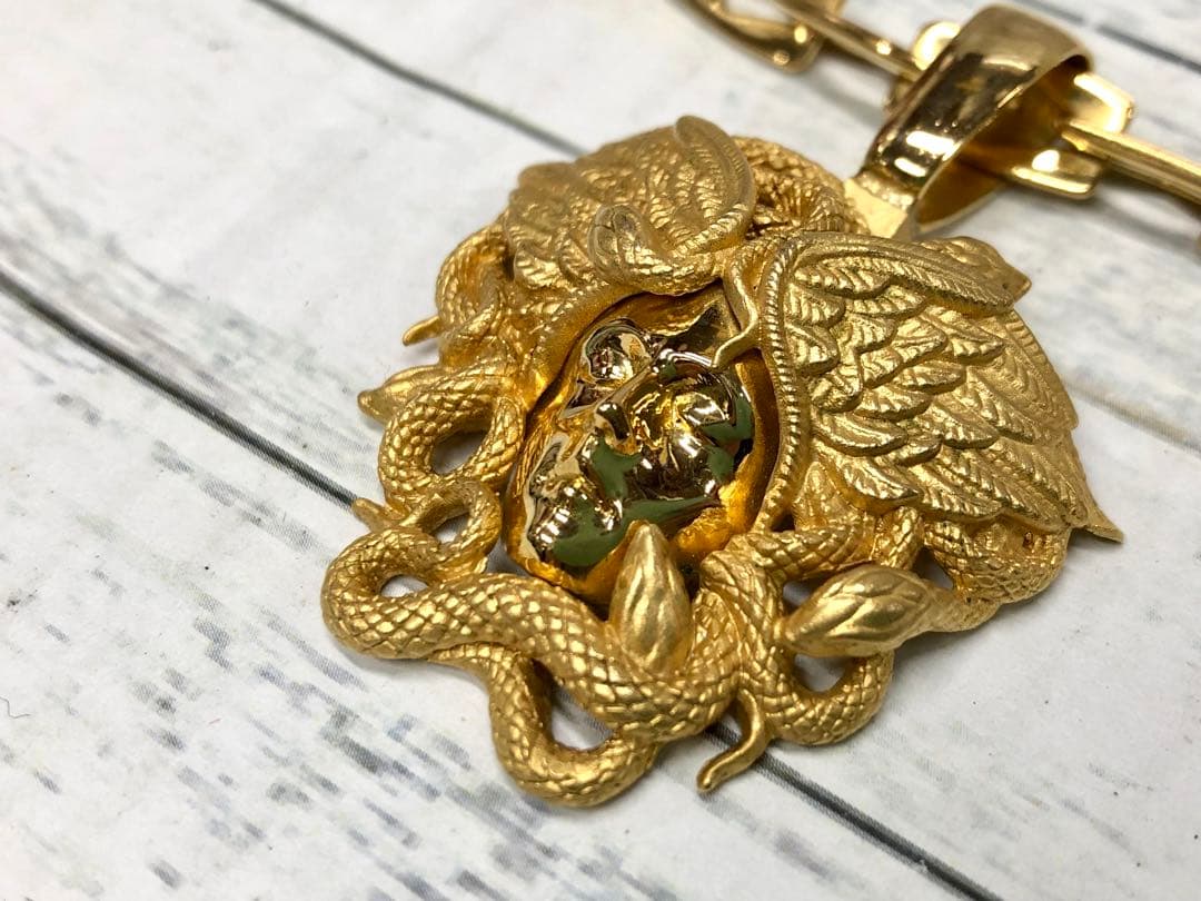 VERSACE ヴェルサーチ ゴールドネックレス　6851