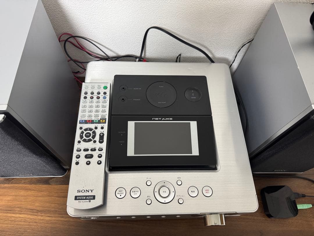 【美品】SONY ミニコンポ 2スピーカー付き