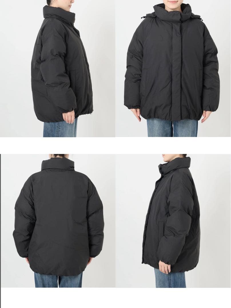 Spick and Span NANGAナンガ別注ダウンジャケット黒ブラック