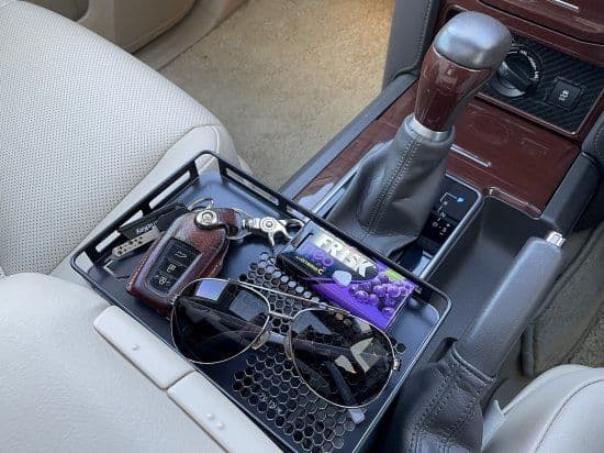 150プラド後期車用☆センターテーブル&レザーパッド☆ランドリックジャパン☆