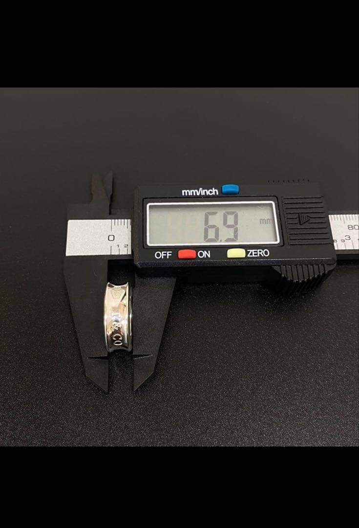 【美品✨】TIFFNY&Co.／ティファニー　ナローリング　シルバーリング　８号