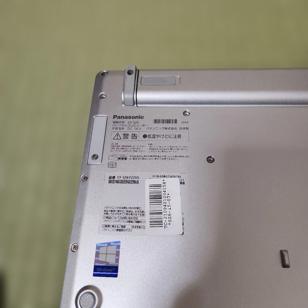 Panasonic Let's note cf-sz6 12.1インチ 本体
