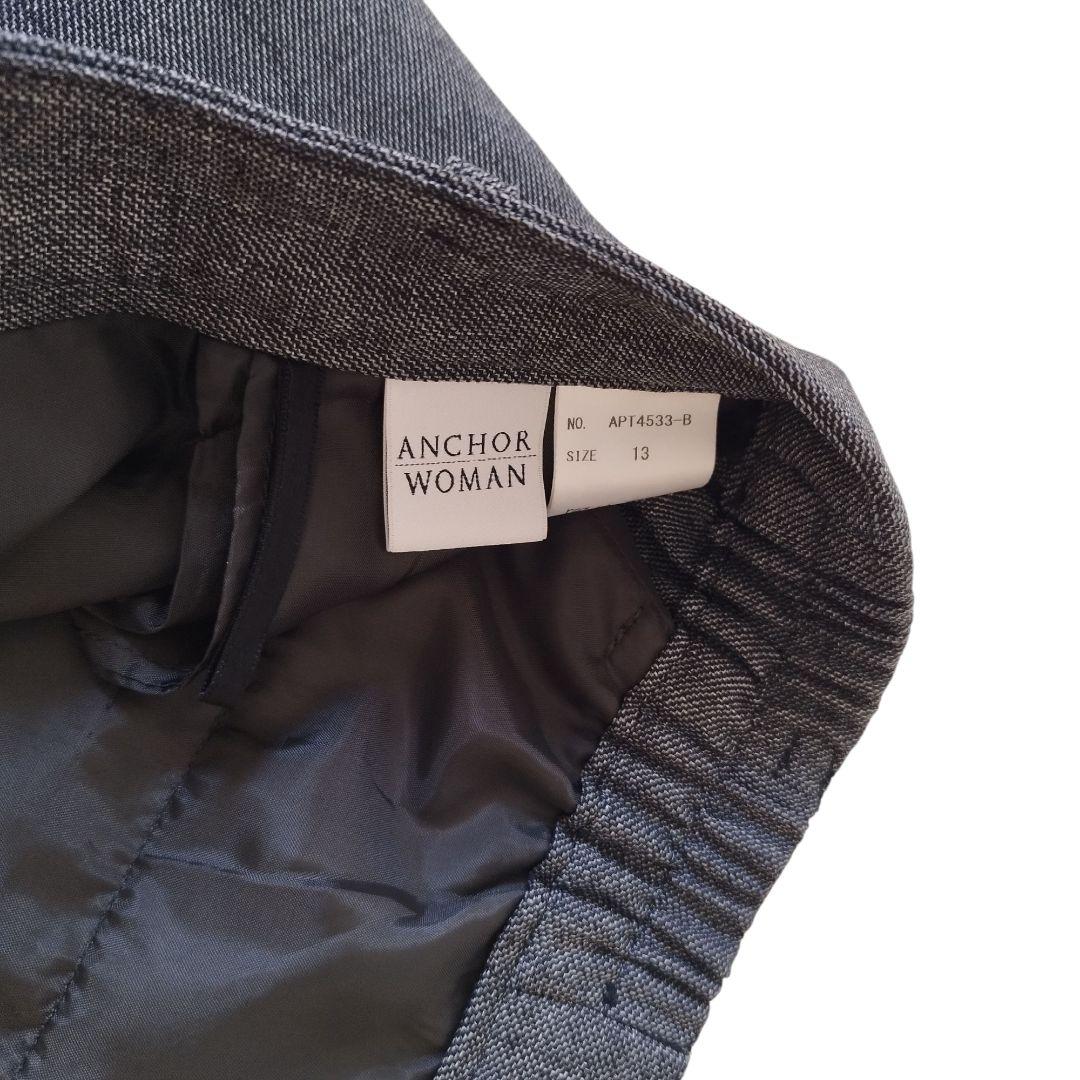 【美品】 ANCHOR WOMAN レディーススーツ11号パンツ13号