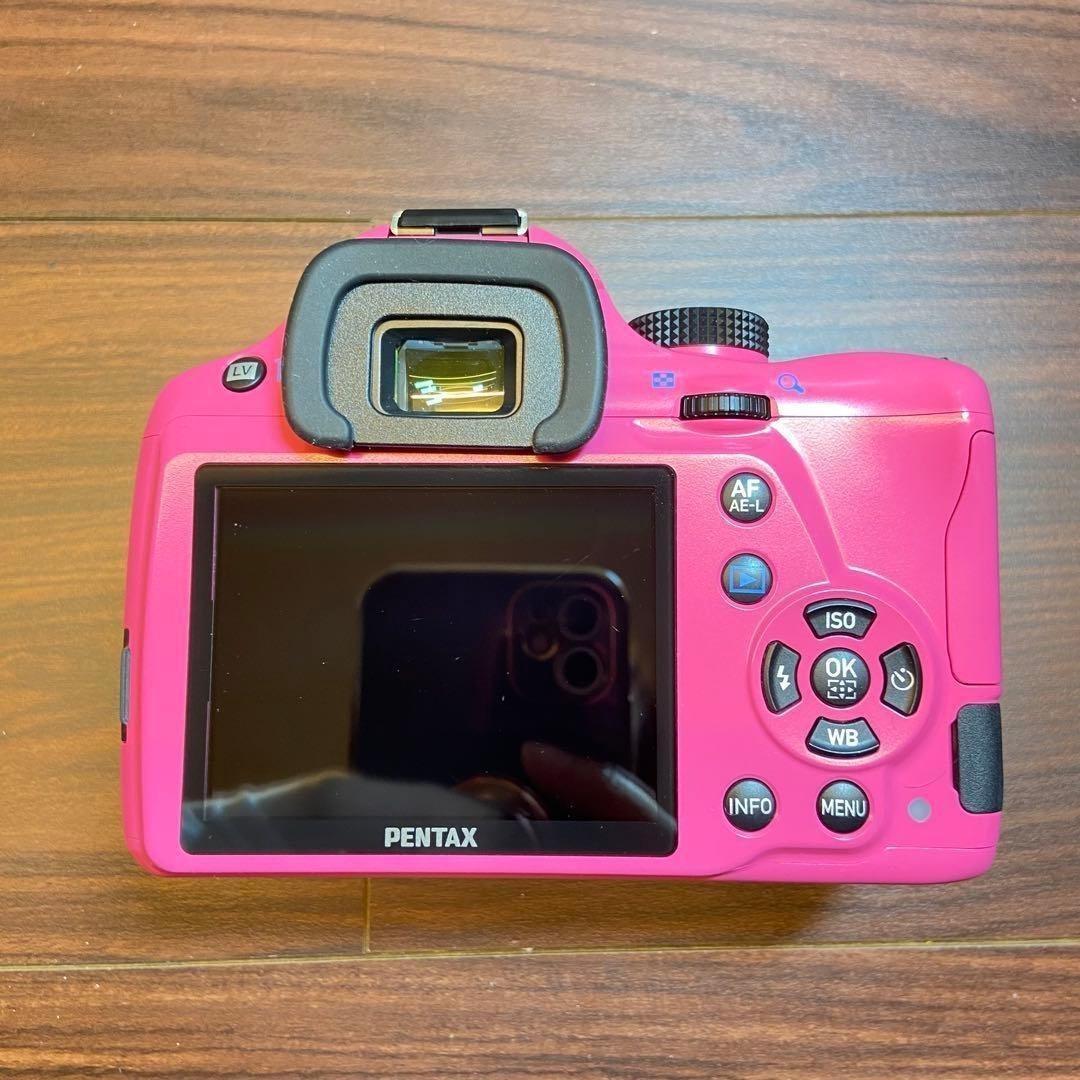PENTAX K-50 ダブルズームキット ピンク ほぼ新品 4644