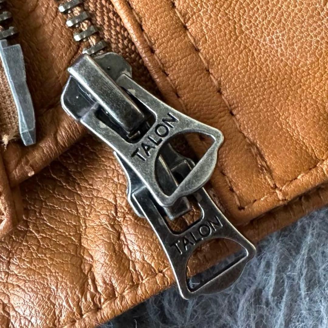 417 for one-seven EDIFICE キャメルレザージャケット L