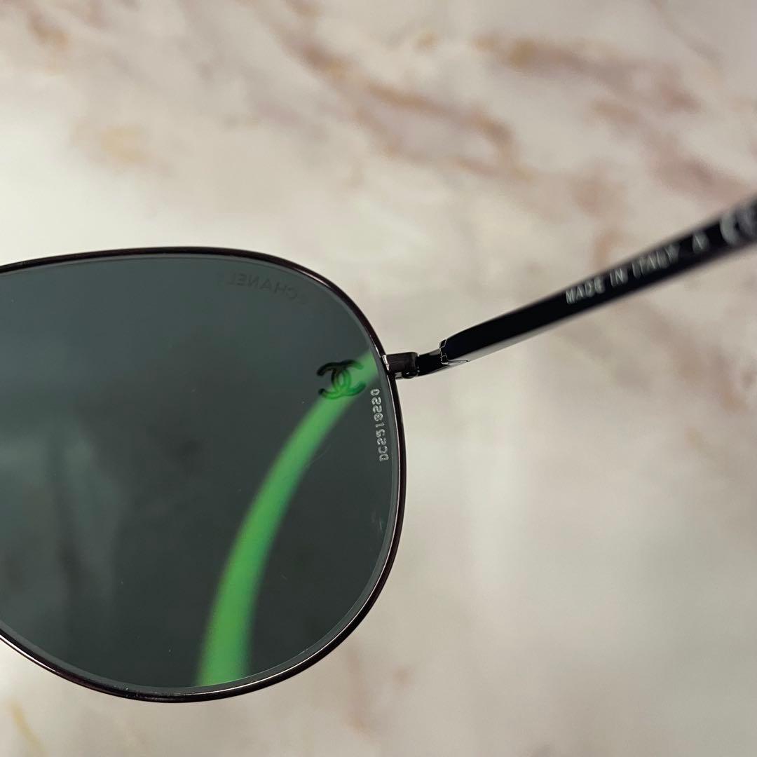 CHANEL シャネル ティアドロップ Y2K モード サングラス ケース付き