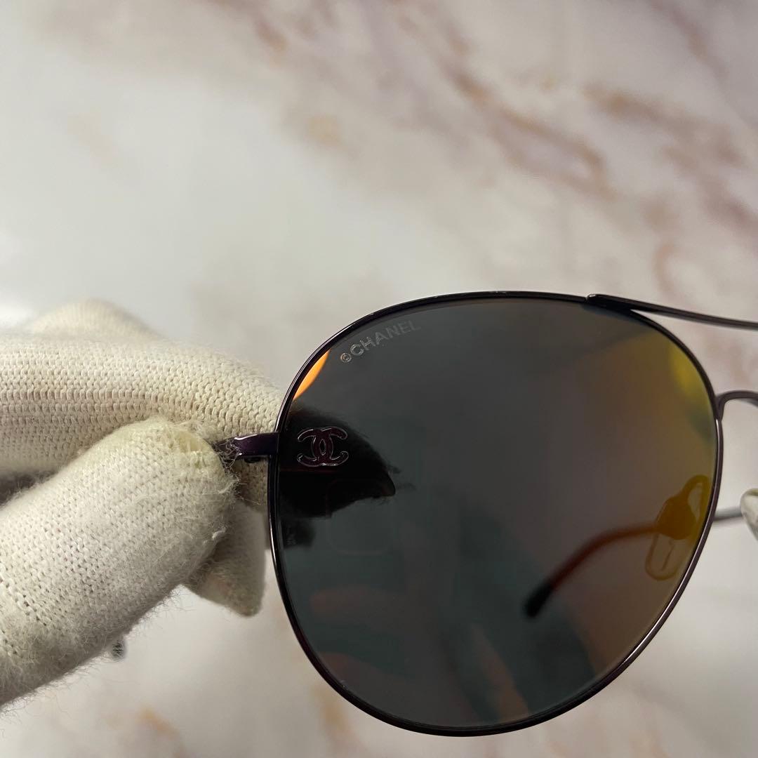 CHANEL シャネル ティアドロップ Y2K モード サングラス ケース付き