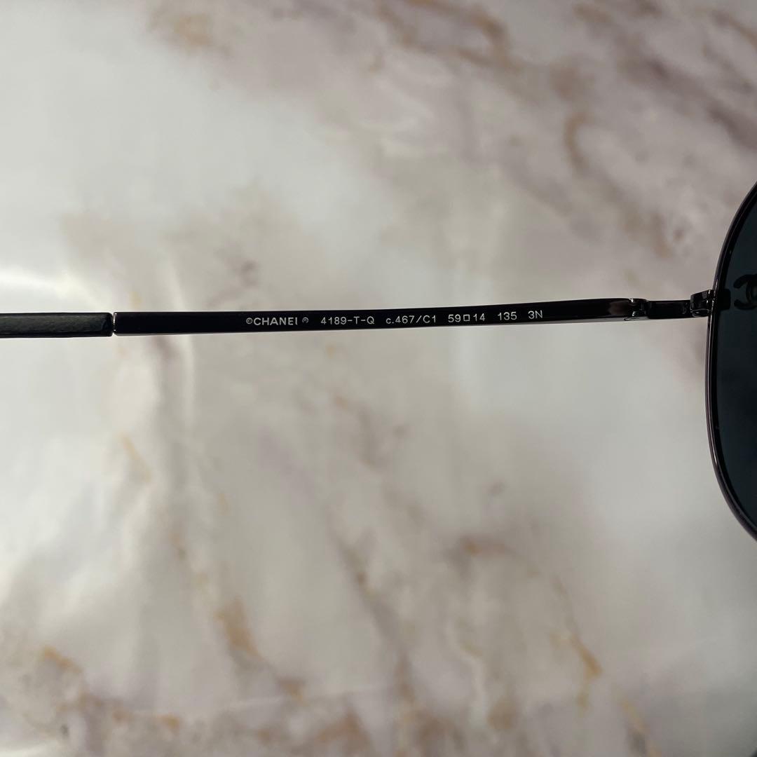 CHANEL シャネル ティアドロップ Y2K モード サングラス ケース付き