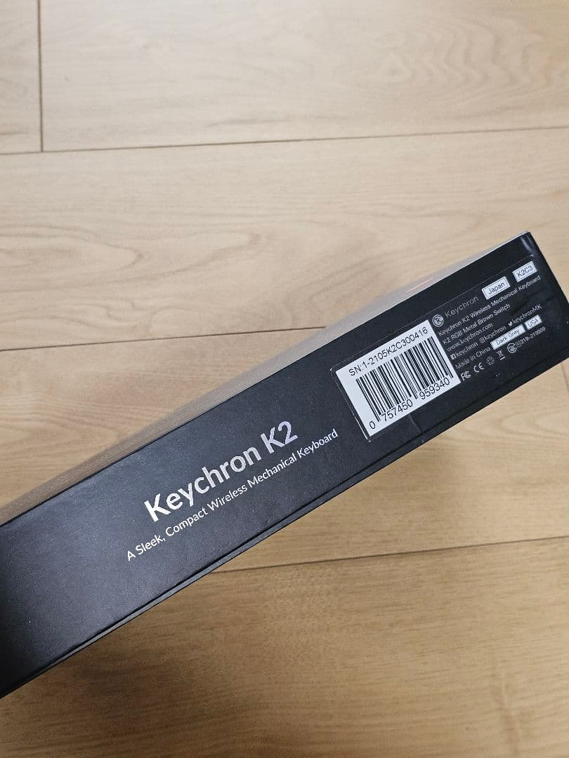 ★即日配達★Keychron K2 茶軸 US配列 ダークグレー