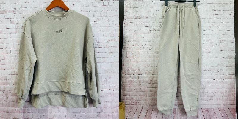 良品　TENTIAL　BAKUNE バクネ スウェット 上下セット　S　グレー