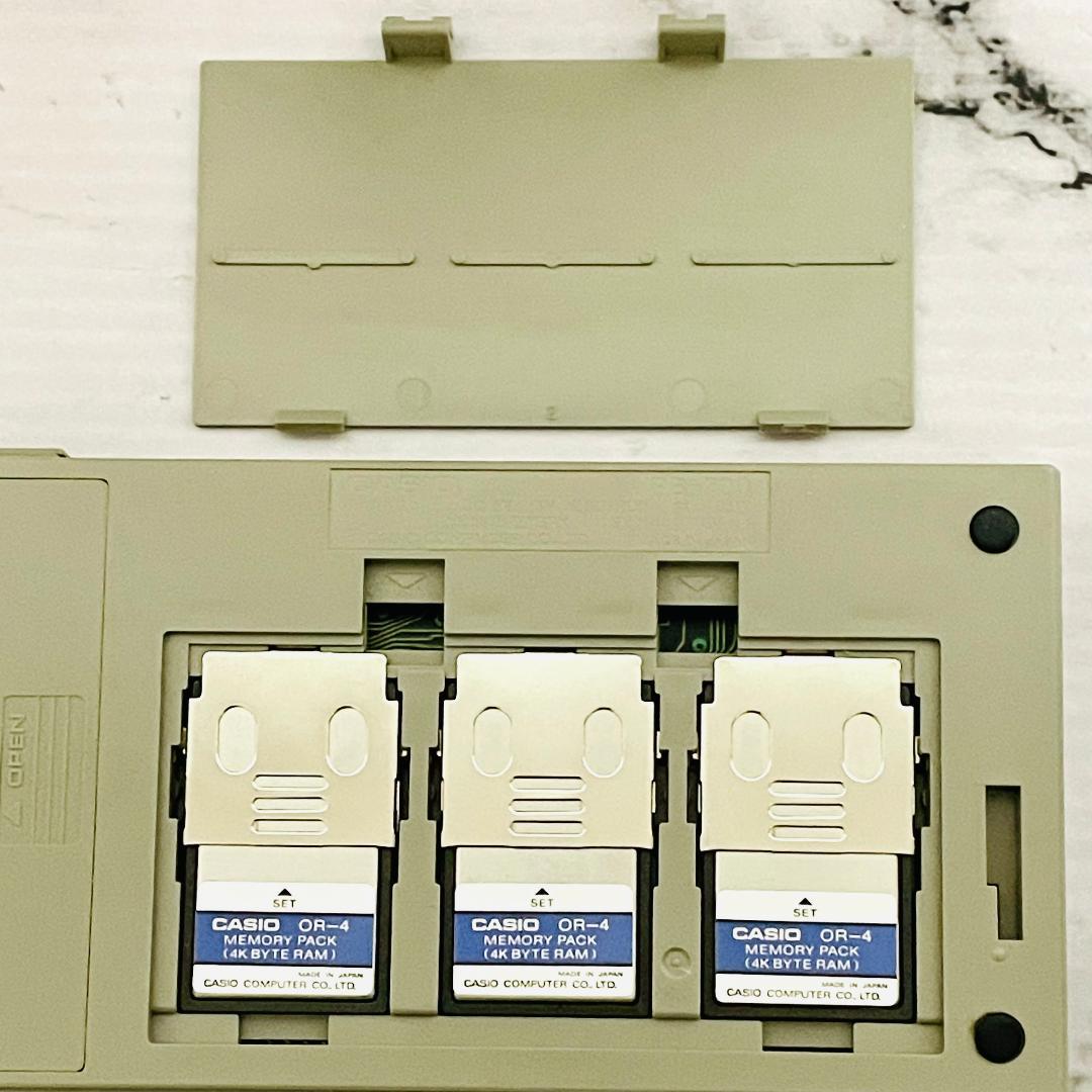 【良品】CASIO PB-700 動作確認済 コマンドガイド・ケース・電池付