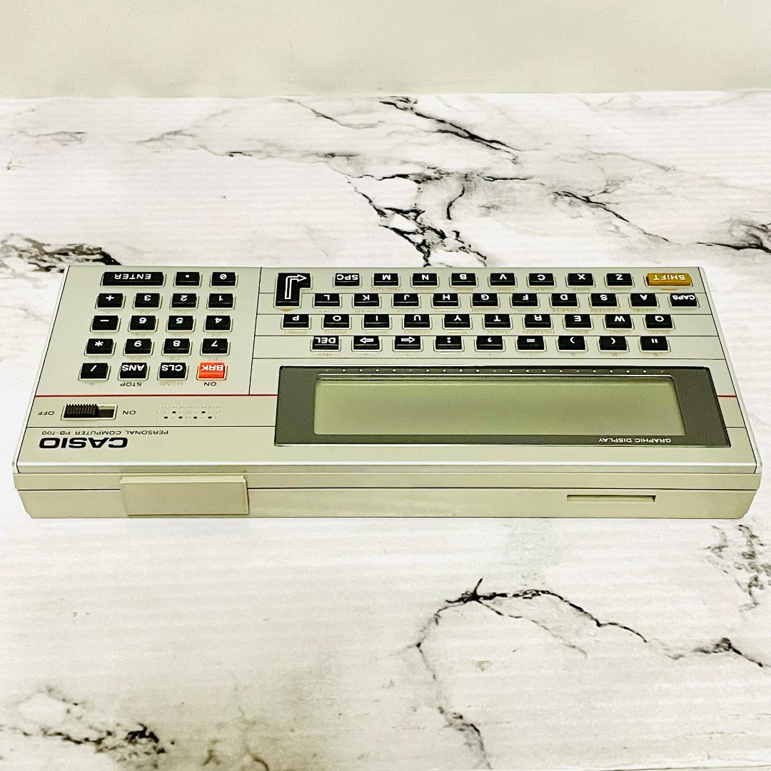 【良品】CASIO PB-700 動作確認済 コマンドガイド・ケース・電池付