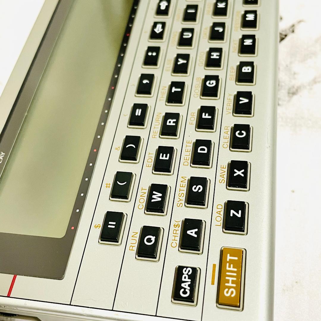 【良品】CASIO PB-700 動作確認済 コマンドガイド・ケース・電池付