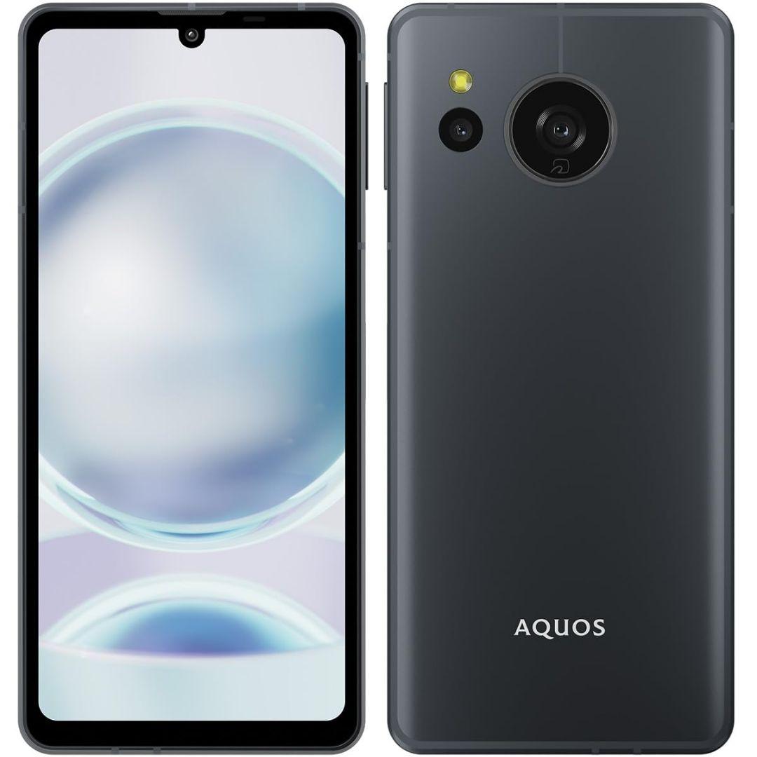 AQUOS sense8 コバルトブラック SH-M26 本体 グレーケース付き