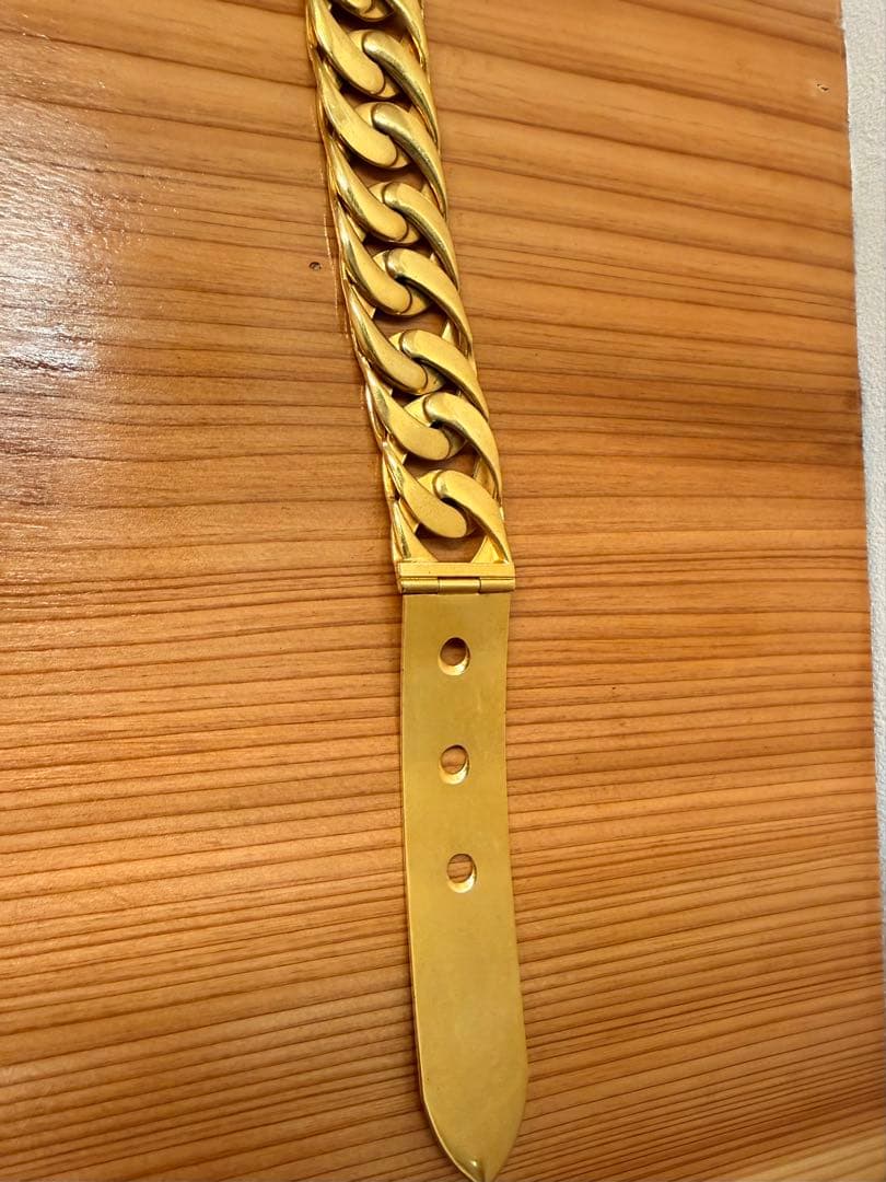 GUCCI グッチ チェーンベルト ゴールド イタリア製