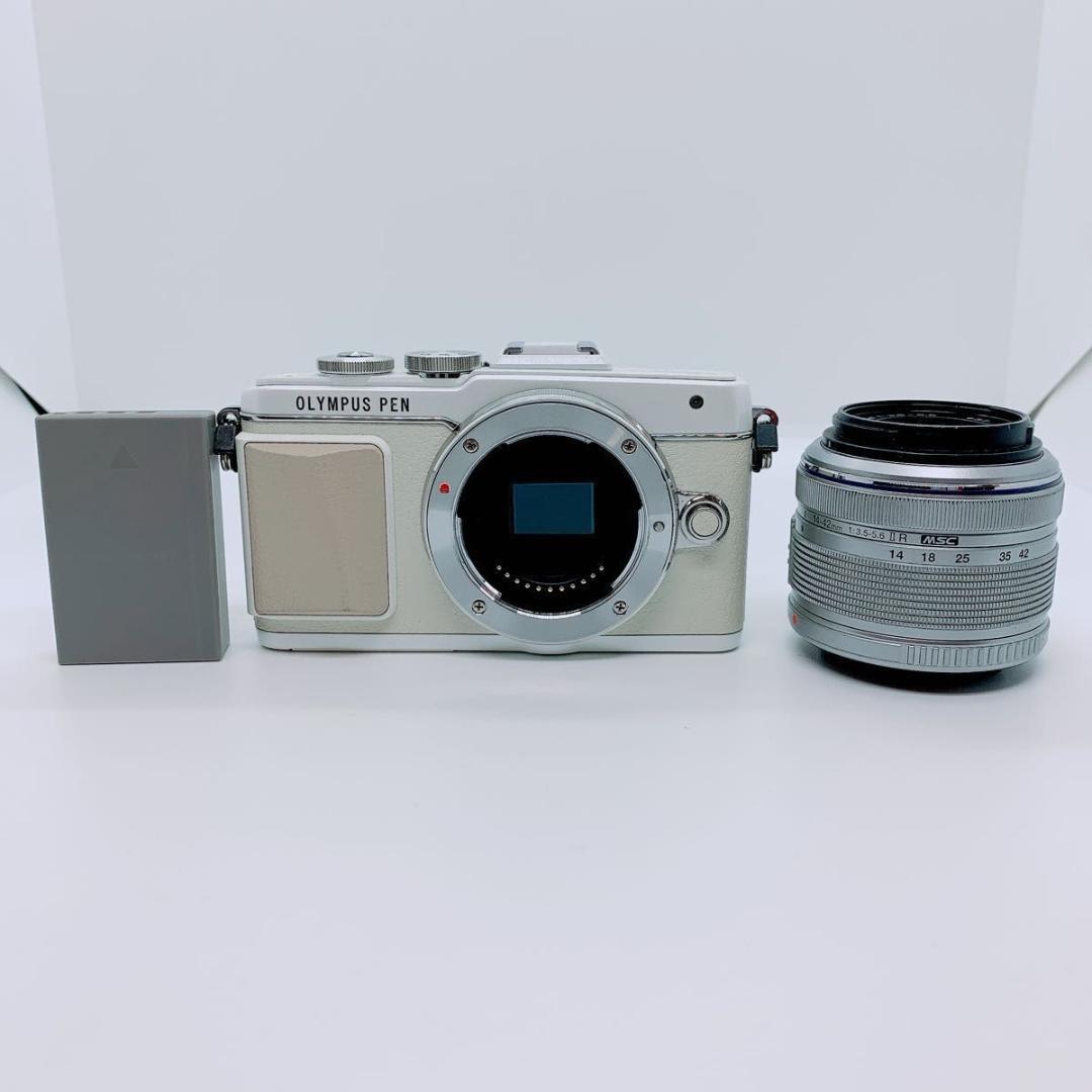 オリンパス　PEN Lite ミラーレス一眼　E-PL7 ホワイト　M335