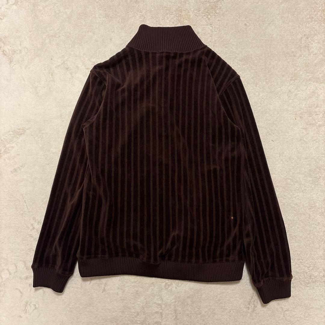 ジャケット・アウター archive junmen Striped VelourKnit Jacket