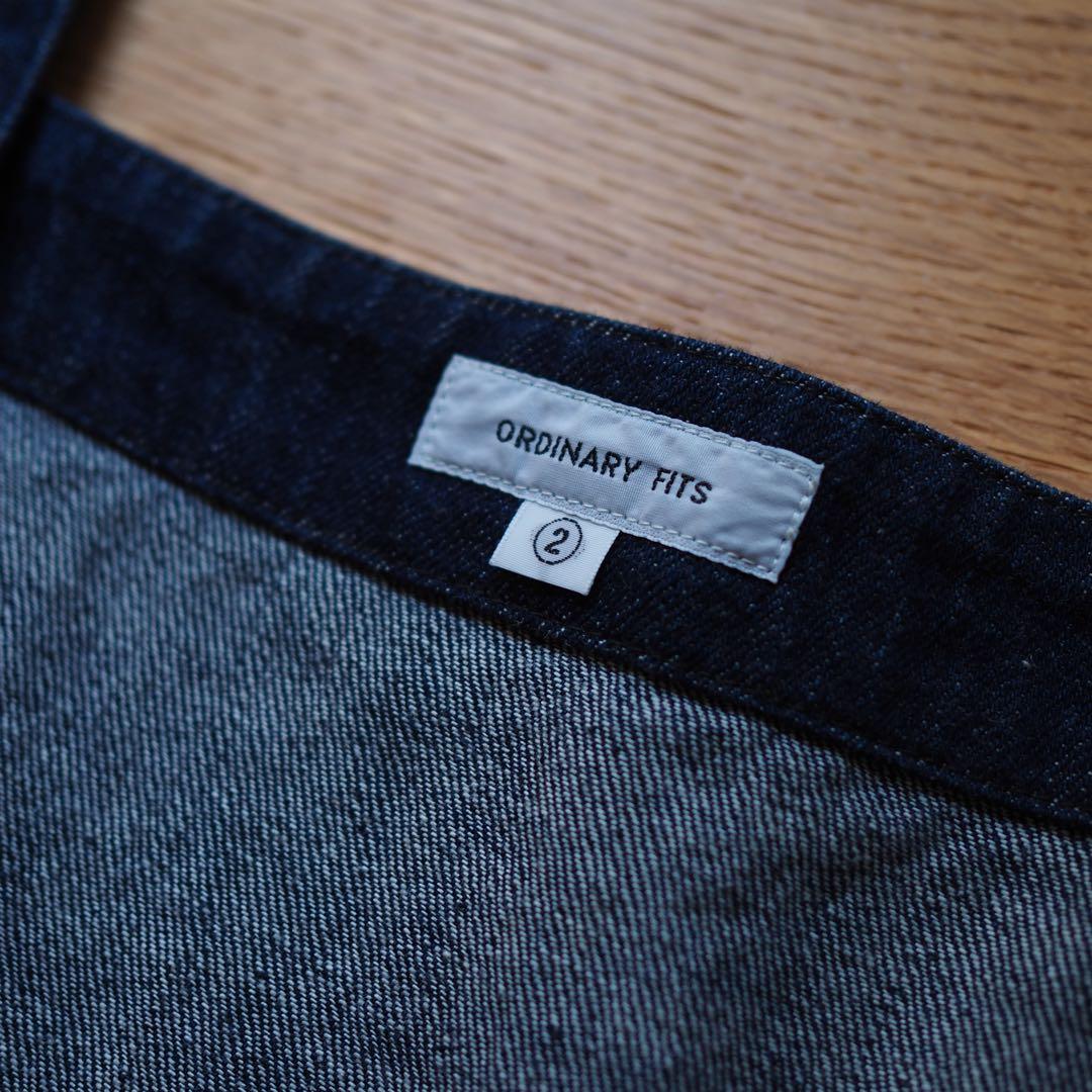 ORDINARY FITS DUKE オーバーオール Lサイズ インディゴ