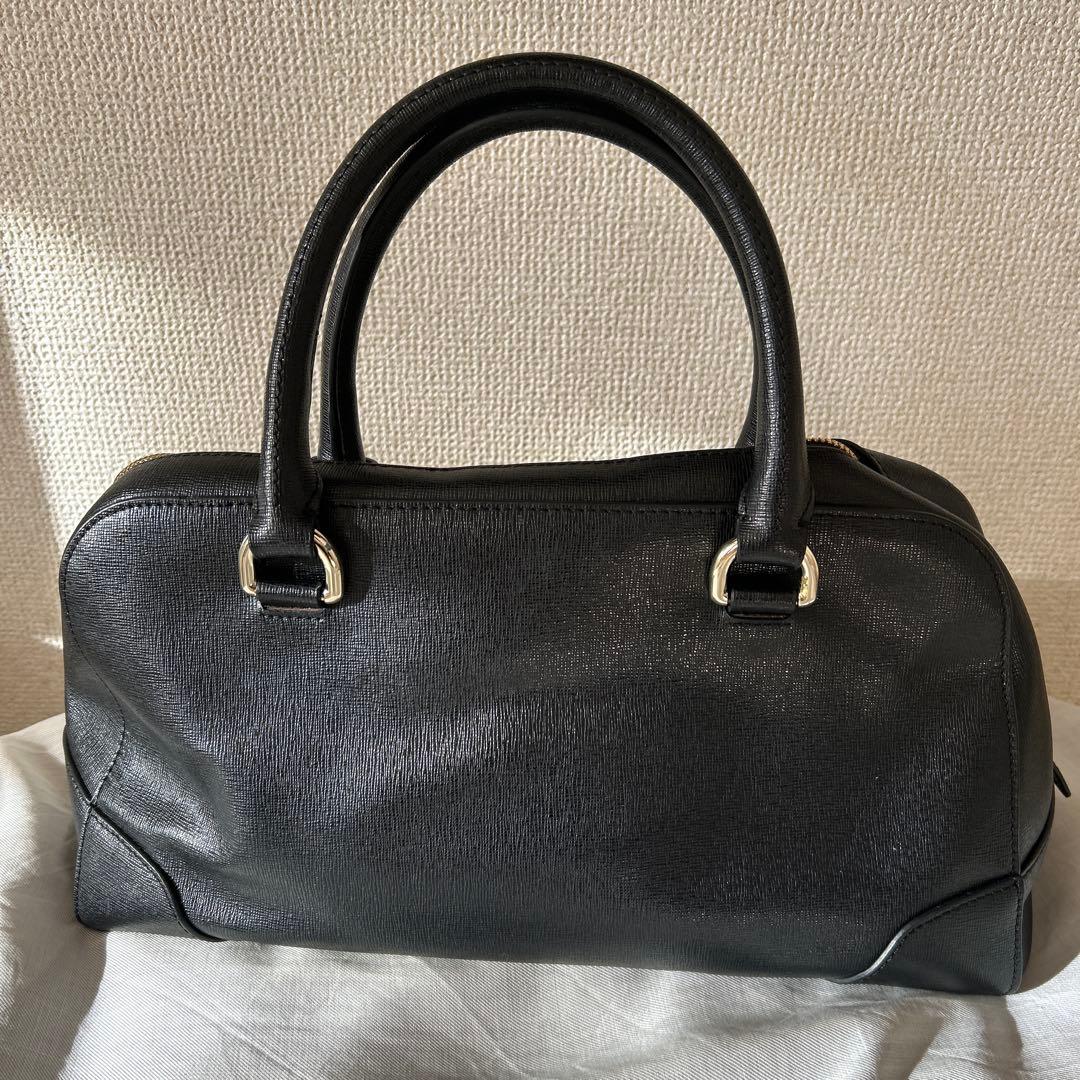 ★お値下げ★FURLA フルラ　ミニボストン　黒　ブラック　ハンドバッグ　手持ち