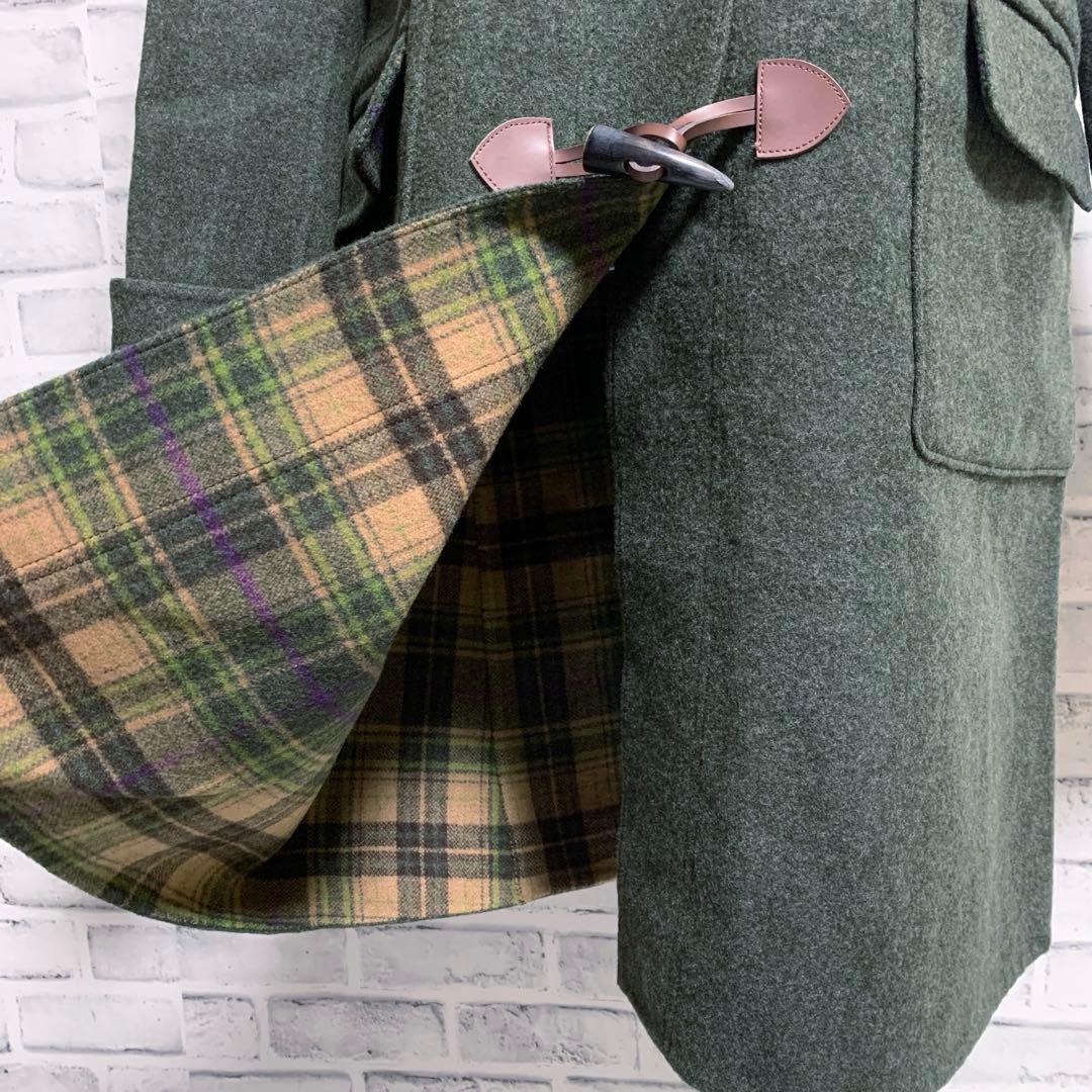 【SCAPA】LODEN-STEINER　ウール　ミンクファー　ダッフルコート