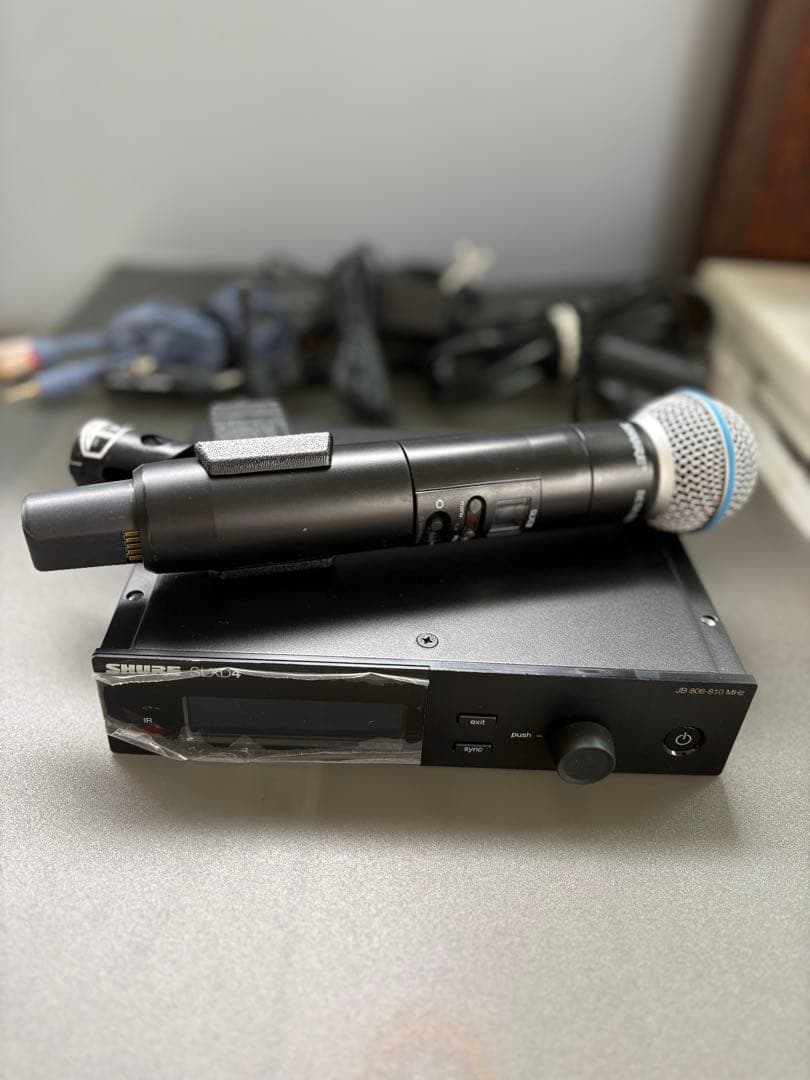 SHURE SLXD4 ets set bag付き　SLXD2マイク付き