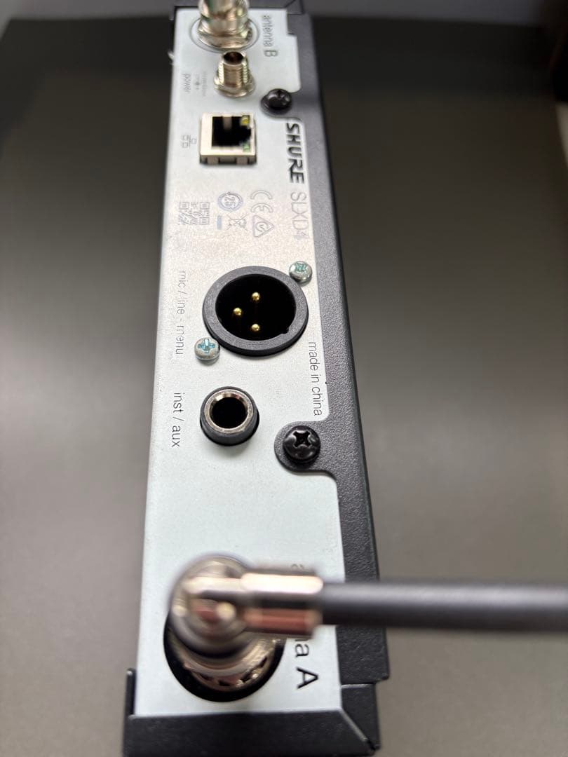 SHURE SLXD4 ets set bag付き　SLXD2マイク付き