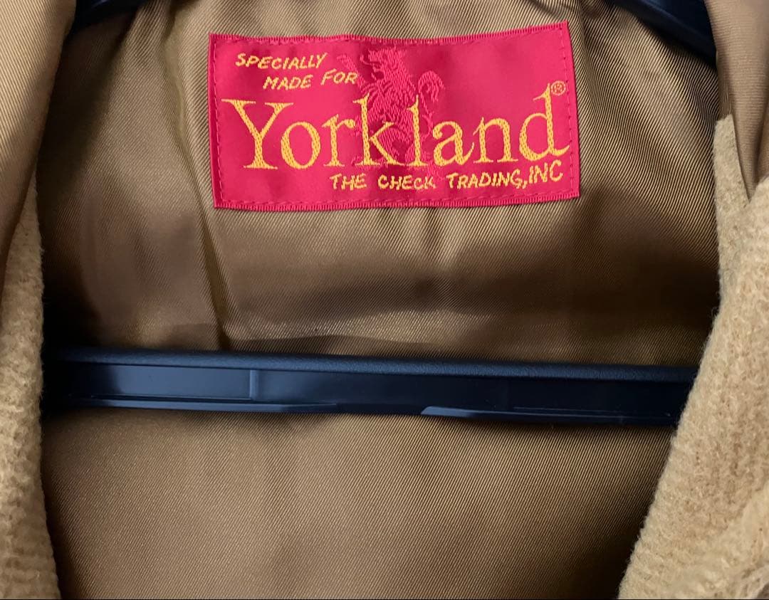 【クリーニング済】yorklandダッフルコート（マスタード）11AR