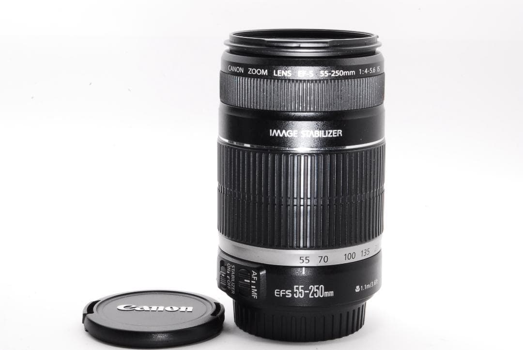極上☘️Canon EF-S 55-250mm IS 手ぶれ補正望遠レンズ