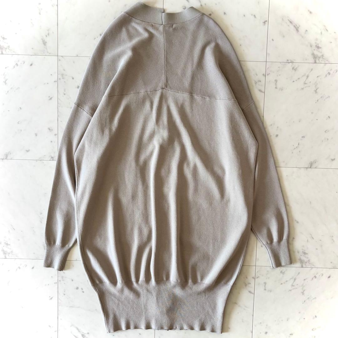 極美品 アンスリード UN3D. メッシュオーバーカーディガン ロング丈