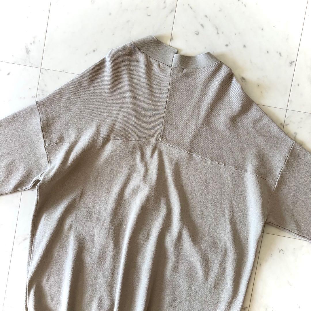 極美品 アンスリード UN3D. メッシュオーバーカーディガン ロング丈