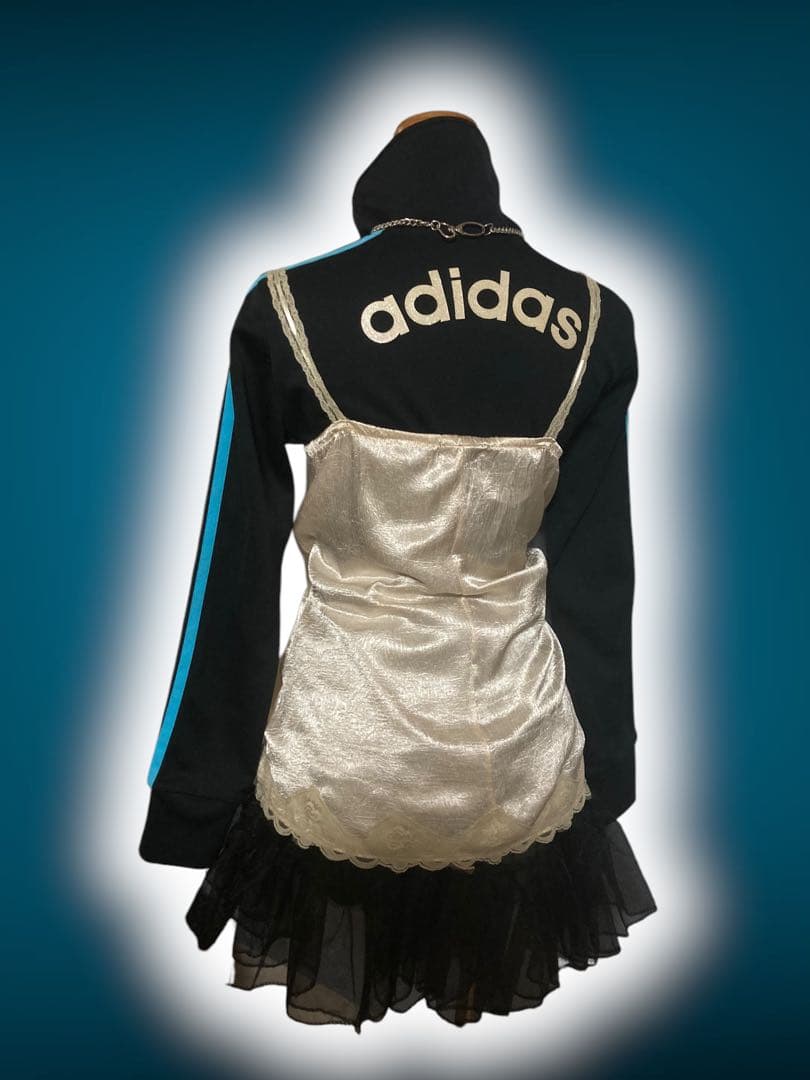 y2kビーズ刺繍キラキラ蝶々レースキャミ平成ギャル姫サテンフェアリーグランジ古着