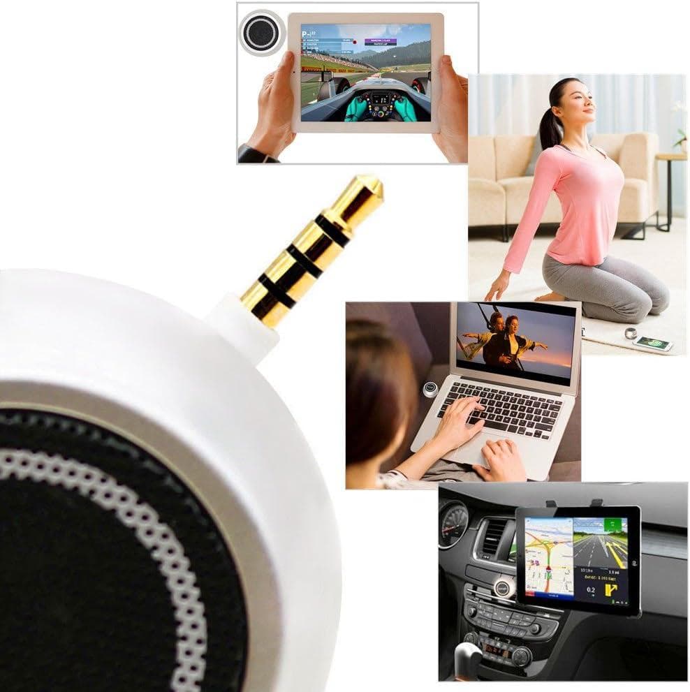 ユニバーサルAC DCアダプタ ポータブルスピーカー ミニ  セット