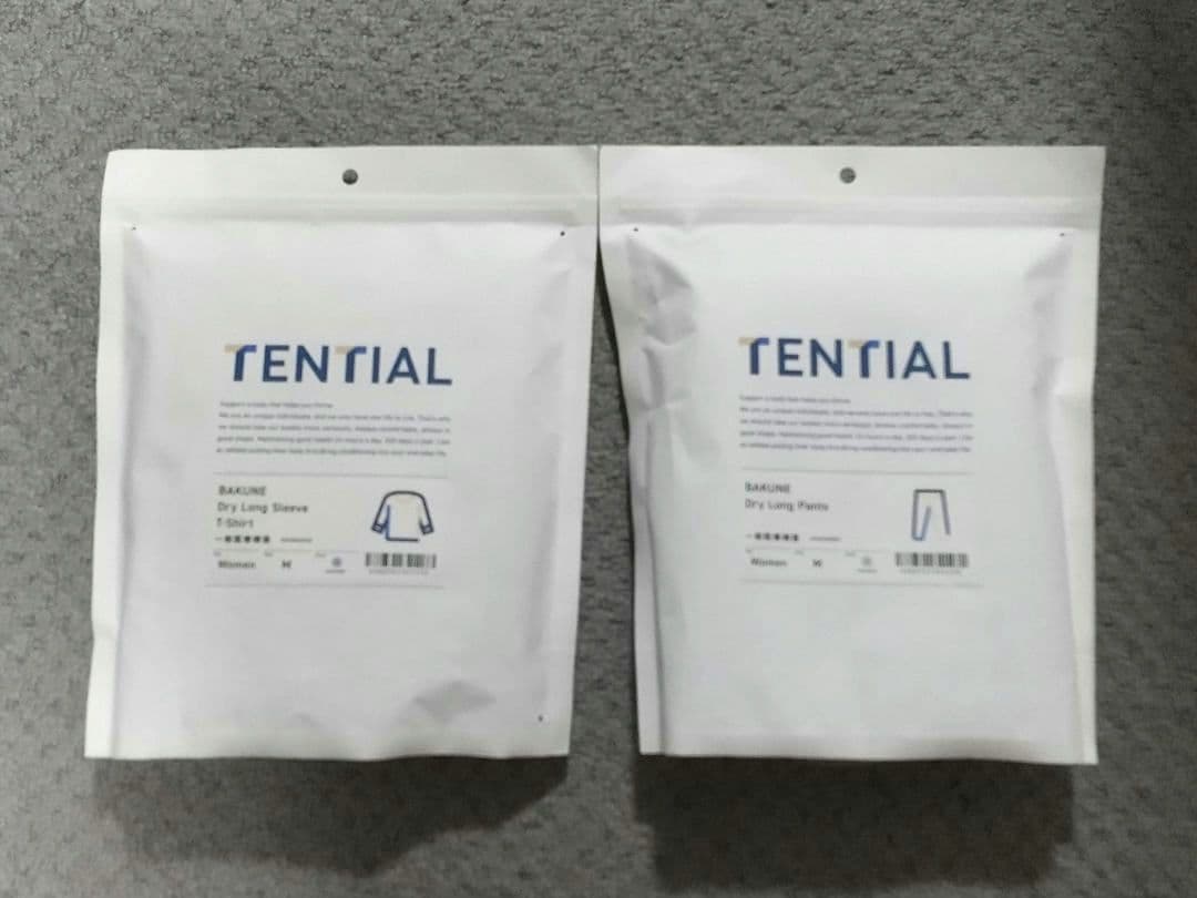 TENTIAL BAKUNE Dry 長袖 M ラベンダー リカバリーウェア