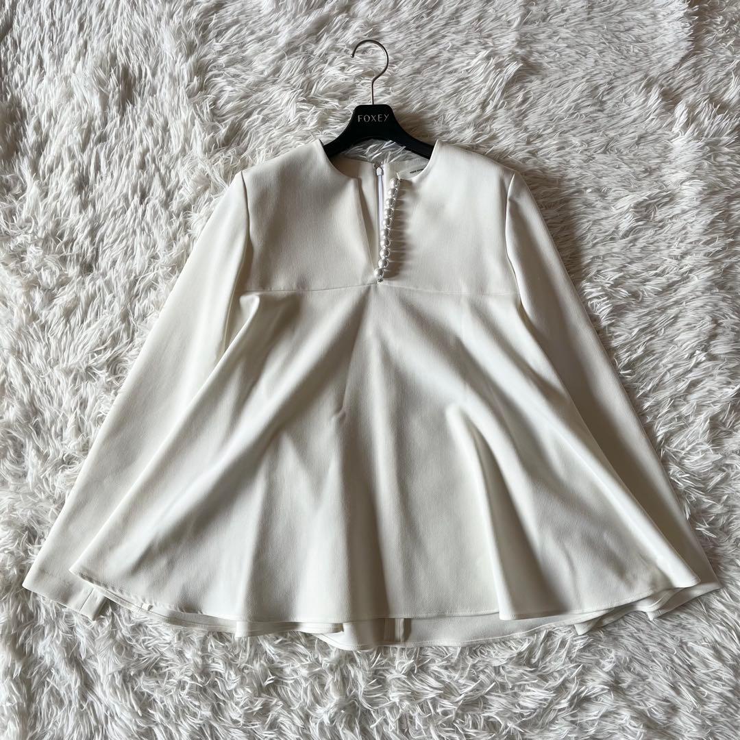 未使用級✨ ヨーコチャン パールAライントップス ロングスリーブ 近年 40