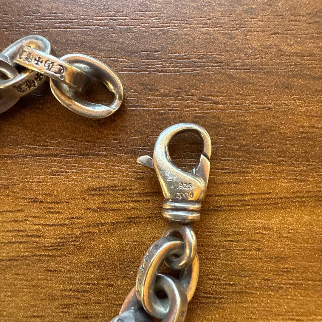 クロムハーツ ラージ　ペーパーチェーン　ブレスレット