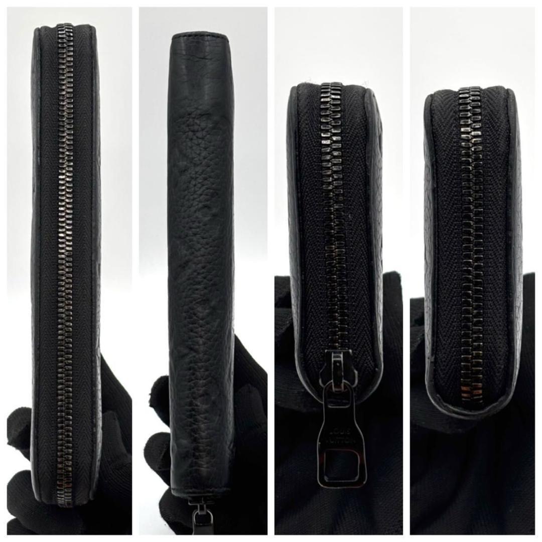 極美品 現行 ルイヴィトン ジッピーウォレット ヴェルティカル トリヨン 黒