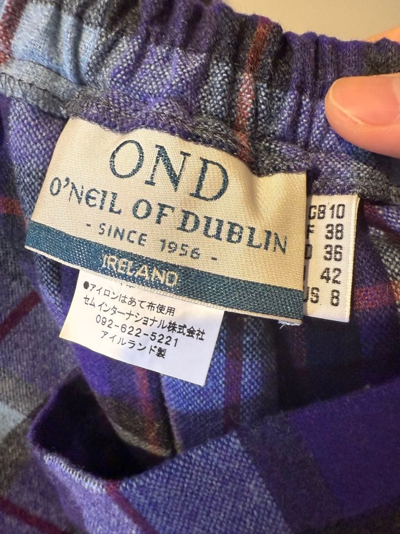 O'Neil of Dublin プリーツスカート 38