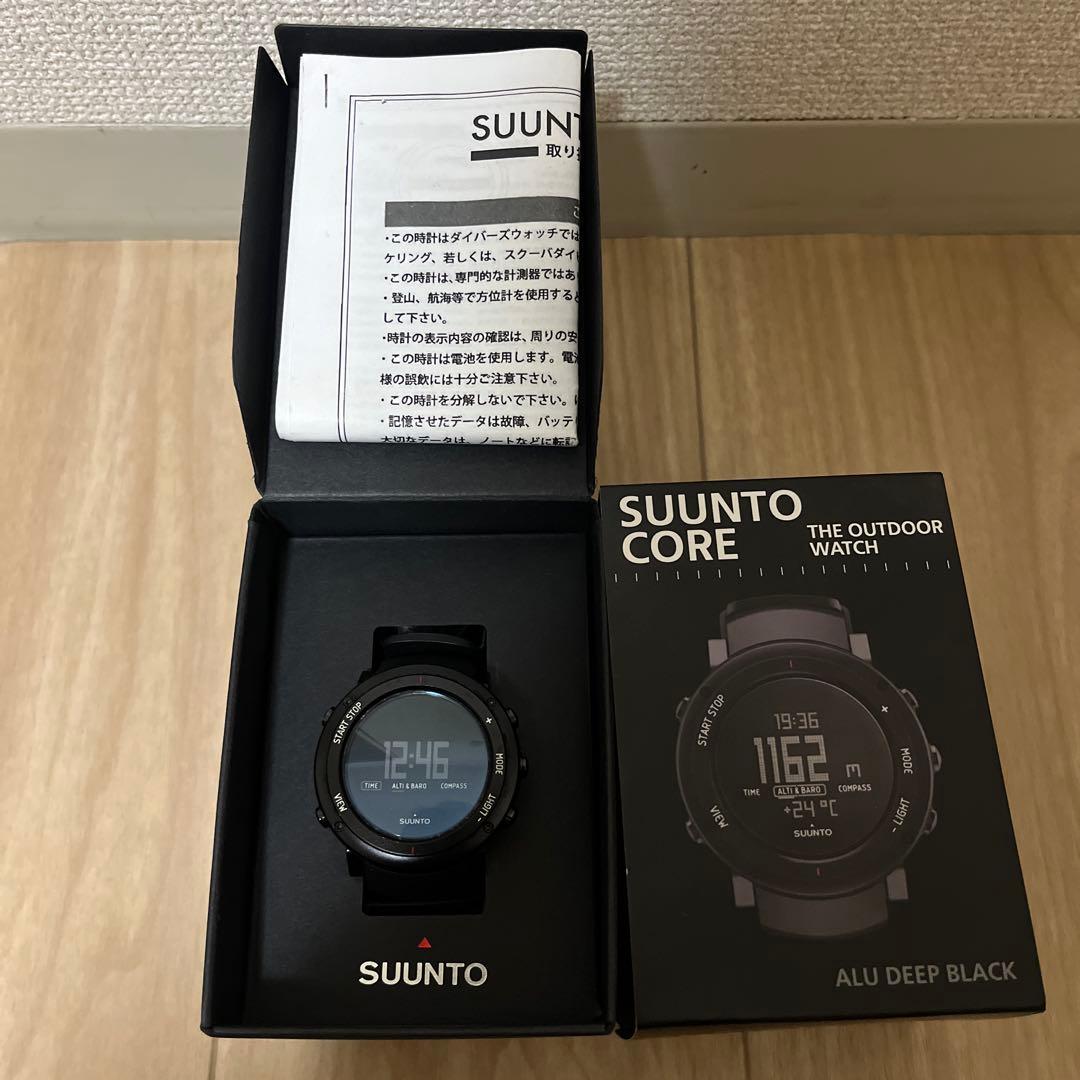 SUUNTO CORE ALU DEEP BLACK デジタル腕時計　クオーツ