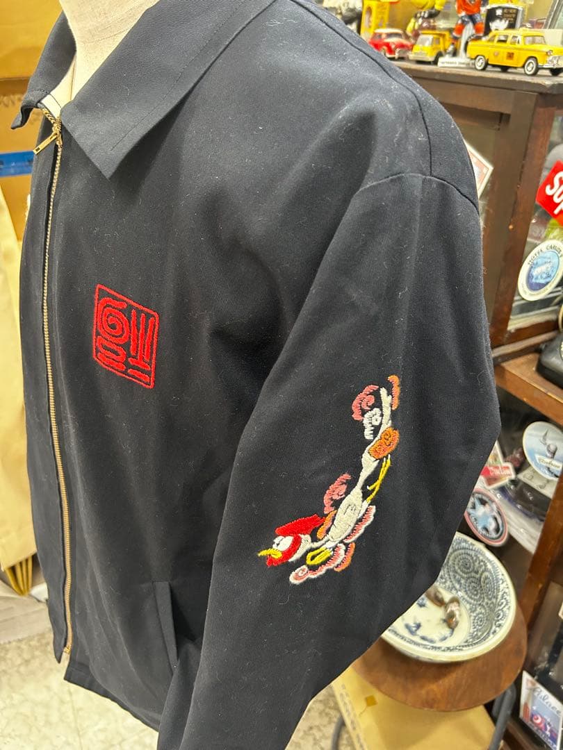 SETAGAYA 刺繍 スカジャン 黒　世田谷ベース　所さん　トイズマッコイ