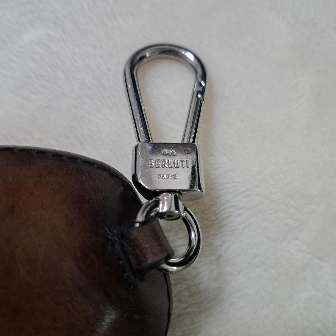 Berluti ブラウン レザー　 小物入れキーホルダー