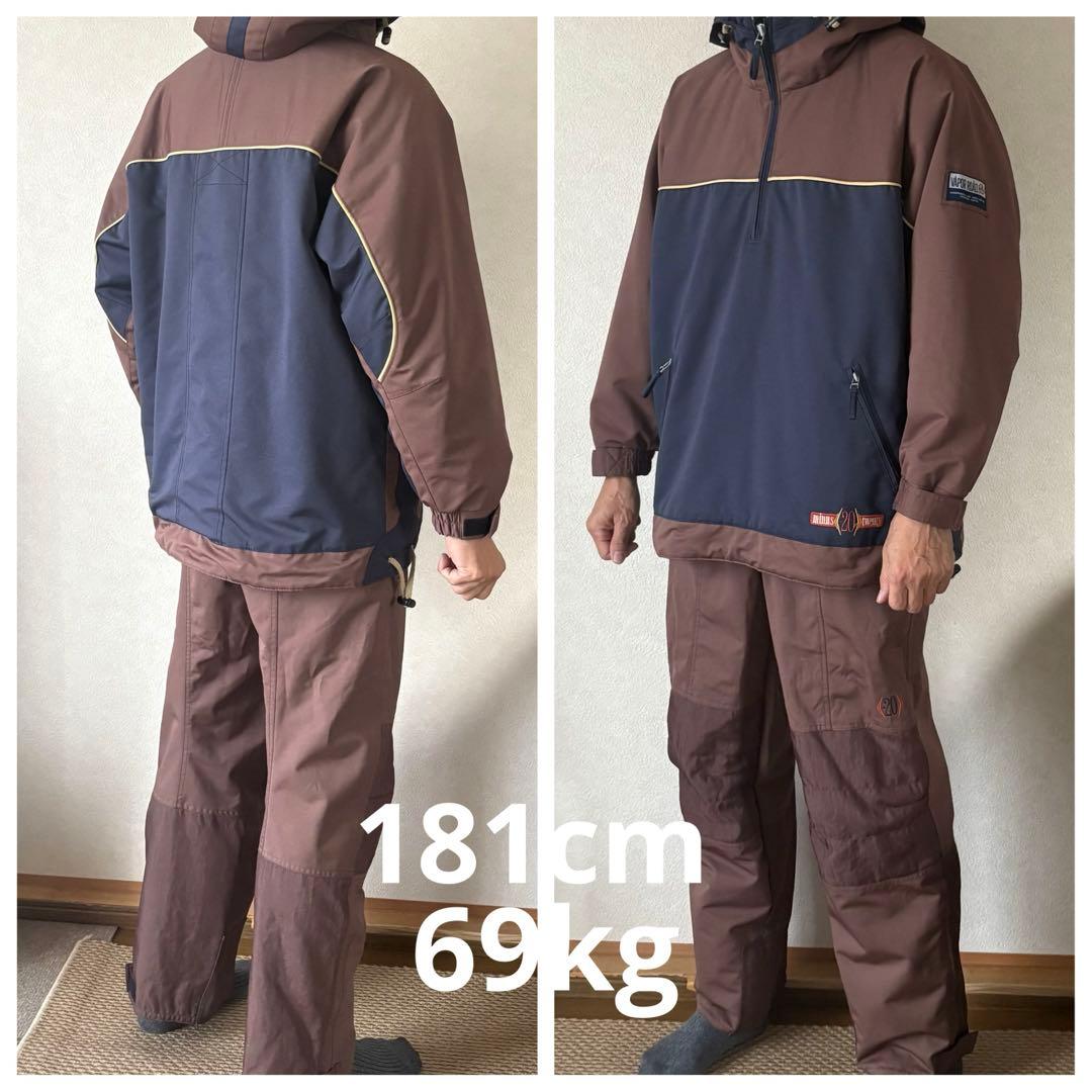 ♦︎美品♦︎アシックス・minus twenty スノボ　スキーウェア　防水・透湿