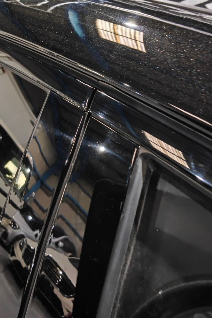 ベンツ　Sクラス　W223 ブラックモール カッティング済みラッピングモール
