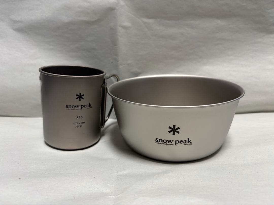 BROMPTON &  Peak チタン食器セット