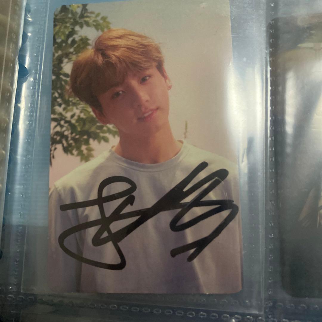 防弾少年団　BTS jungkook グク　K-POP サイン入り　トレカ