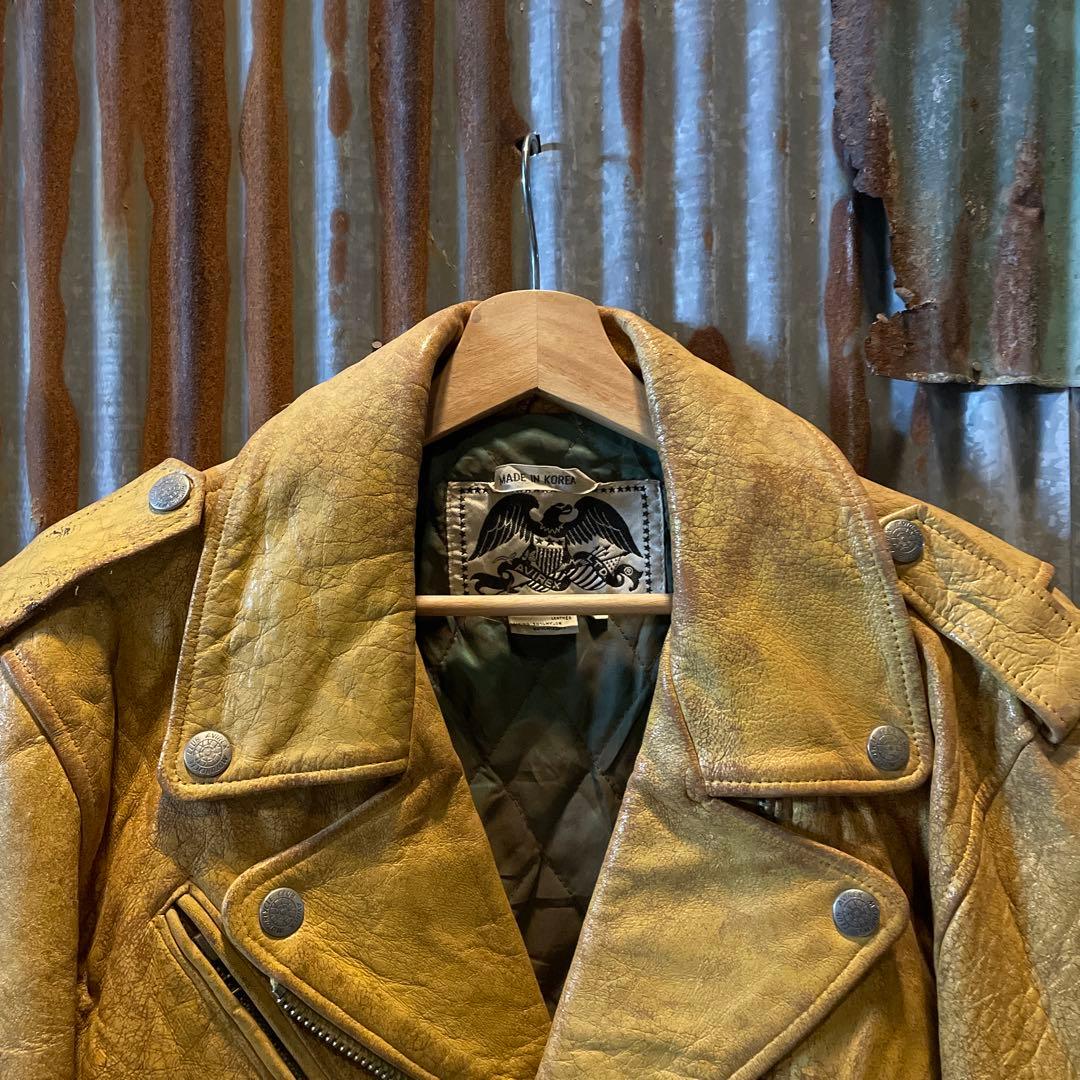 AVIREX レザージャケット バイカー 韓国製